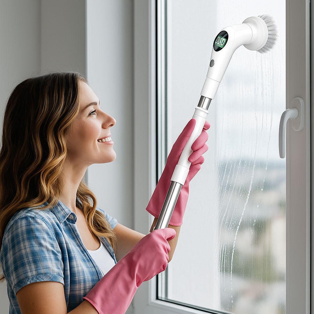 8-i-1 Elektrisk Rengjøringsbørste