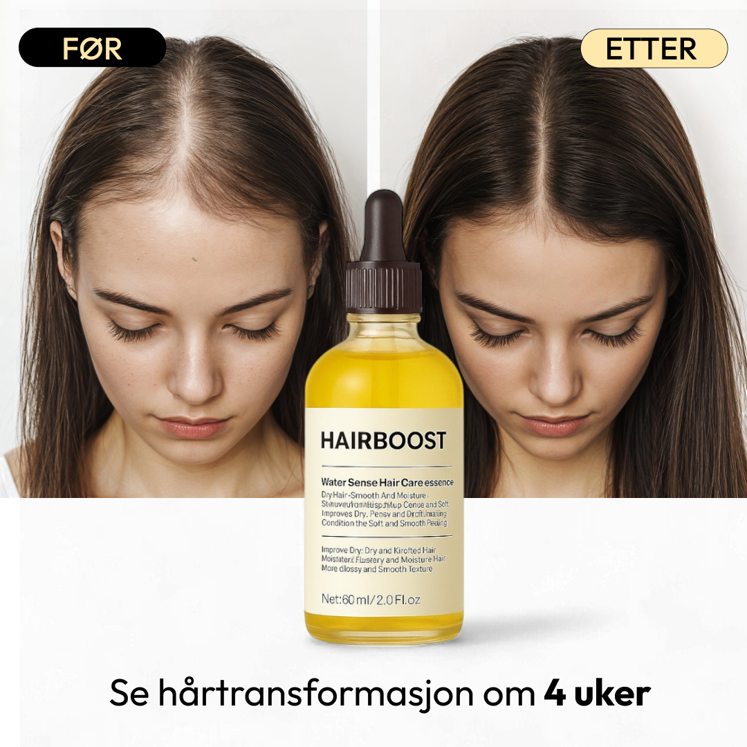 HairBoost -  Fyldigere hår uten sterke kjemikalier