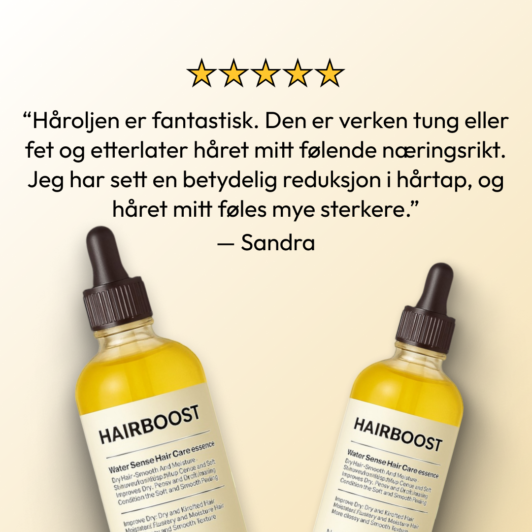 HairBoost -  Fyldigere hår uten sterke kjemikalier