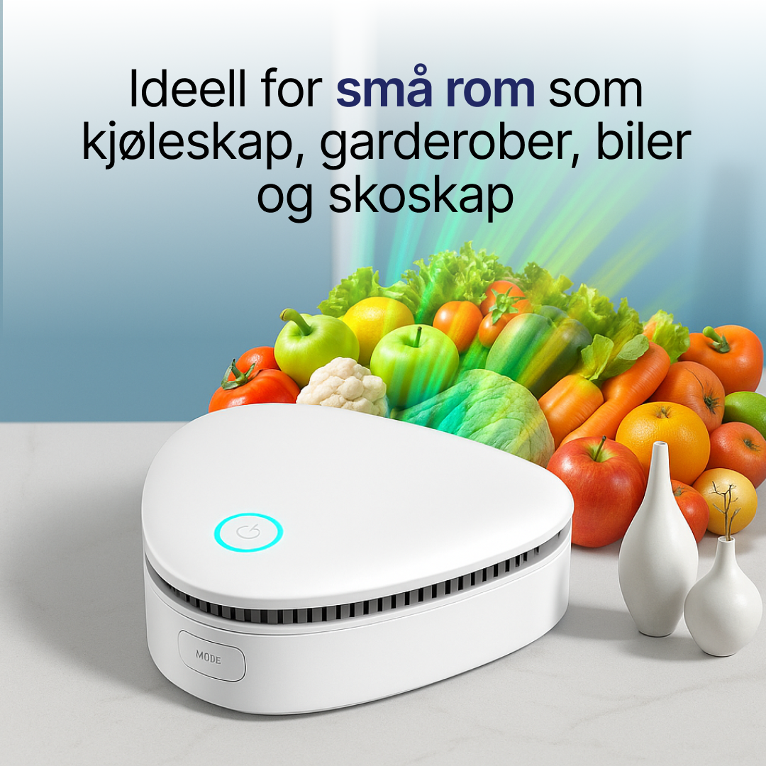 FirdgeFreshPro - Fjern matlukt uten filtre eller kjemikalier