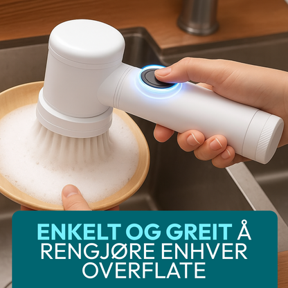 5-i-1 Elektrisk Rengjøringsbørste