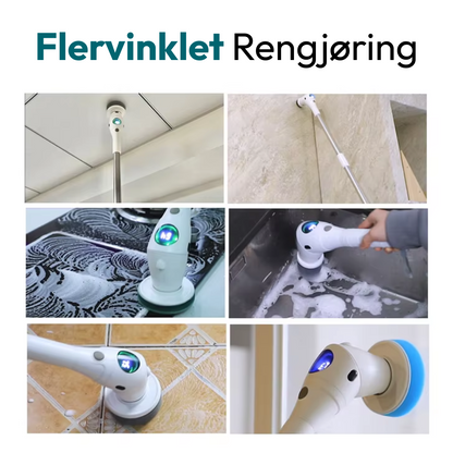 8-i-1 Elektrisk Rengjøringsbørste