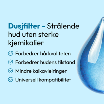 ShowerFilter - Strålende hud uten sterke kjemikalier