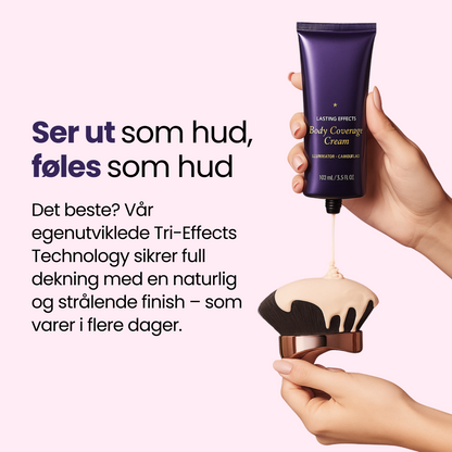 Body Coverage Cream - Dekk mørke flekker, urenheter og akne enkelt
